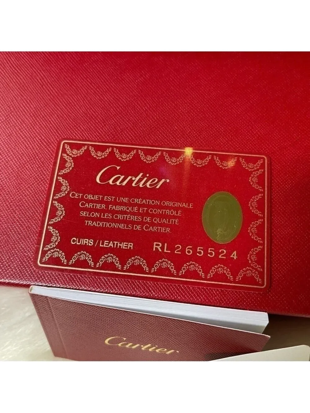 CARTIER MUST DE CARTIER HAPPY BIRTHDAY PINK PATENT LEATHER WALLET AUTHENTIC